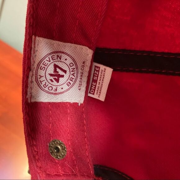 WASHINGTON NATIONALS MLB Baseball Red Stitched Cap Adjustable Belt and Buckle - Picture 8 of 12